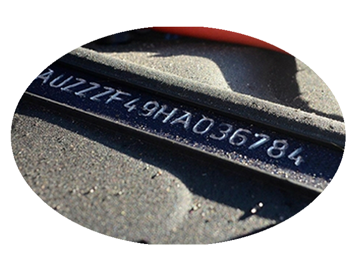 Tüvtürk onaylı şase numarası yazdırma işlemi